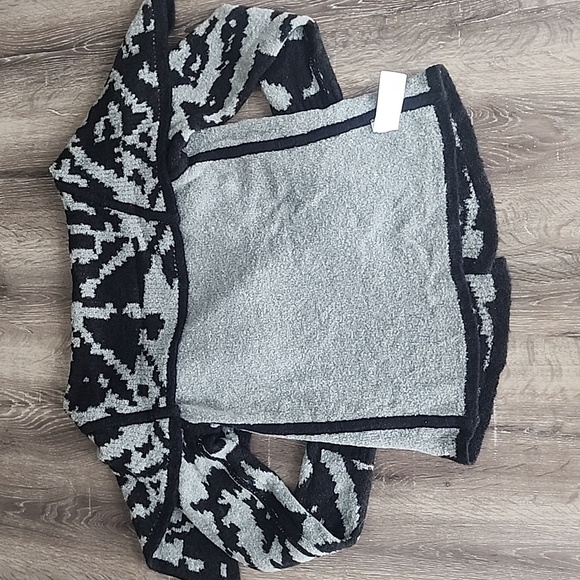 NEW! prAna Alberta Reversible Knit Sweater Gray & Black XS - Picture 13 of 13